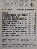 Trains Magazine 1978 April The car counters Engineered in America