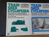 Train Shed Cyclopedia Lot 1893 Buildings & Structures American Railroads 4 bks