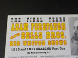 Bandwagon 1995 May June Circus Magazine Great Adam Forepaugh & Sells Bros