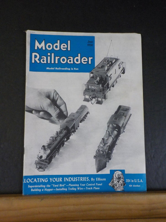 Model Railroader Magazine 1950 June Locating your industries by Ellison
