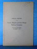 Duluth Missabe and Iron Range Railway Company Annual Report 1943 December