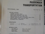 Modern Passenger Transportation 1960 December Rapid Transit Authority in NY