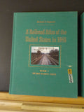 Railroad Atlas of the United States in 1946 TWO VOLUMES Mid-Atlantic NY& New Eng