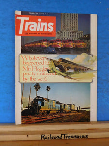 Trains Magazine 1975 February What happened to Mr Flagler's railroad by the sea