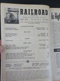 Railroad Magazine 1950 April speed survey Southern Loco N&W