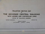 Map Location/Valuation NYC Ohio Lines Michigan Central Bailey Run Sugar Creek At