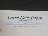 General Electric Company Supply Department Bulletin No 4848 1911 May Automobile