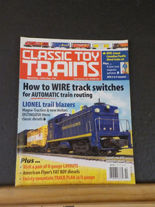 Classic Toy Trains 2005 October Wire track switches Lionel trail blazers Americ
