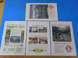 Ads Great Northern Railway Lot #2 Advertisements from various magazines (10)