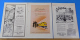 Ads Union Pacific Railroad Lot #10 Advertisements from various magazines (10)