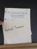 EMD Maintenance Instructions MI 9613 Engine Protector Test Panels 1975
