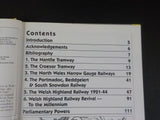 Portrait of the Welsh Highland Railway by Peter Johnson   Hard Cover