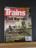 Trains Magazine 2011 March Civisl War rails Philadelphia 30th St Station