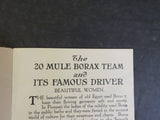 Famous Twenty Mule Borax Team from Death Valley California Pacific Coast Borax