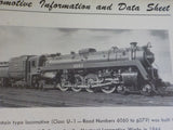 Canadian National Railways Locomotive Information and Data Sheets 6