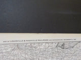 Louisville and Nashville Railroad Co. Annual Report 1945 95th L&N Map Ballast Co
