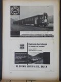 Eisenbahn Amateur 1957 4 April Fahrleitung uber British Railway-Gleisen