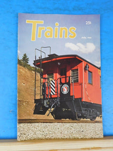 Trains Magazine 1946 July CNR Denver streamliner Circus Trains