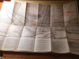 Map Montreal Canada Street Guide and Tourist Map Foldout Map NO DATE