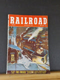 Railroad Magazine 1953 January Frisco WP Locos Air Compressors CNR Christmas Tra