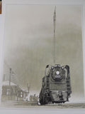 Print Canadian National #703  Drawing by A. Bullock 1965