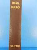 Model Builder Suckert Style Binding Volume 12 1948 8 issues