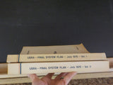 United States Railway Association Final System Plan Part one & two  2 books
