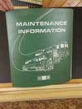 EMD Maintenance Information Binder and Index ONLY