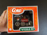 Coca-Cola 2001 Platinum Series collection Locomotive ornament Penguin Seal