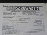 Canadian Rail #409 1989 March-April Ontairo & Quebec Ry Modern Midland Napiervil