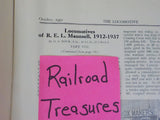 Locomotive Railway Carriage & Wagon Review #722 1952 October