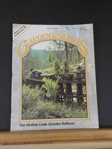 Garden Railways Magazine 1991 May June Wood cribbing retaining walls Coaches Tes