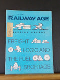 Railway Age 1974 May 27 Special Report Freight Logic and The Fuel Shortage