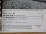 Passenger Train Journal 1978 February Winter on the Yampa Valley