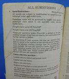Burlington Northern Special Instructions #11 1979 Denver Region BN