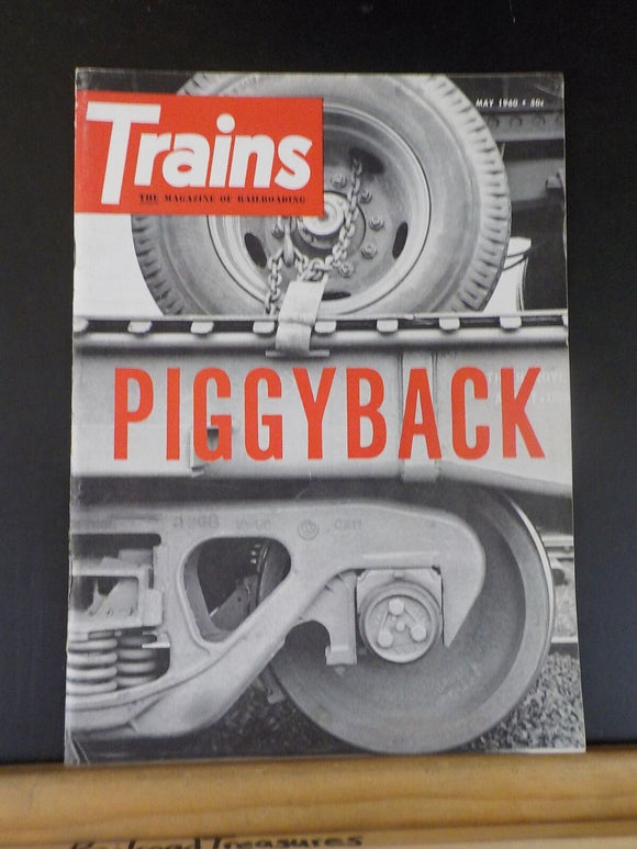 Trains Magazine 1960 May Piggyback French went and did it