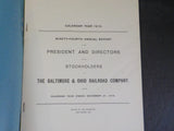 Baltimore & Ohio Railroad Company Annual Report 1919 94th