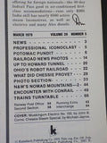 Trains Magazine 1979 March On Conrail 21 trains in 8 hrs Wheeling NKP only 4-8-4