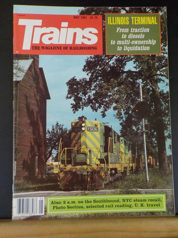 Trains Magazine 1981 May Illinois Terminal Interuban that survived Europe-4