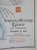 Norfolk and Western Railway Annual Report 51st Year ended December 31 1946  MAP