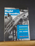 Model Railroader Magazine 1963 January Snowshed Speeder truck Station Simple lam