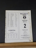 Illinois Central Gulf Railroad  Southern Division Employee Timetable #2  1983