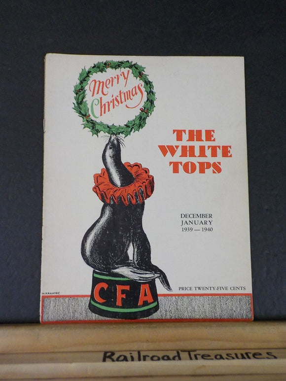 White Tops Circus Magazine 1939 December 1940 January Circus elephants supplying