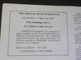 Trolley Museum Dispatch 1977 September-October Vol XX No 5 Waiting station Seash