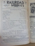 Railroad Stories Magazine 1932 December Engine Failure Landslide