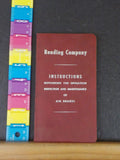 Reading Company instructions governing oper inspect maintenance Air Brakes 1954