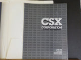 CSX Corporation Annual Report 1984 + Map reprint in FOLDER