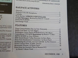 Rail Pace News Magazine 1988 December Railfanning Livonia Avon & Lakeville