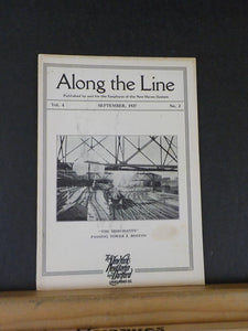 Along the Line 1927 September  New York New Haven & Hartford Employee Magazine