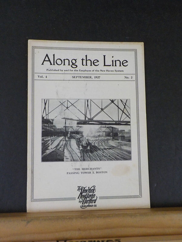 Along the Line 1927 September  New York New Haven & Hartford Employee Magazine